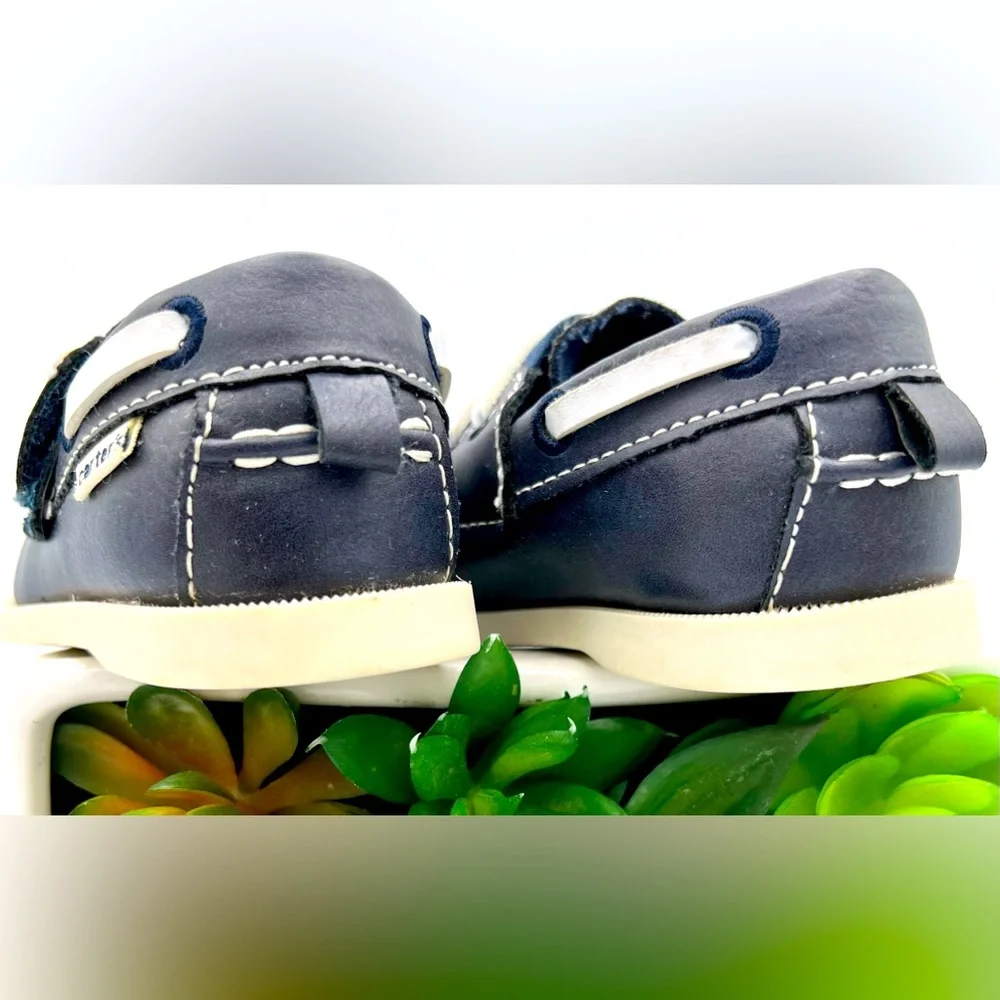 🌺Carter's Velcro Navy Blue Topsiders | Boat Shoes🌸🌺
